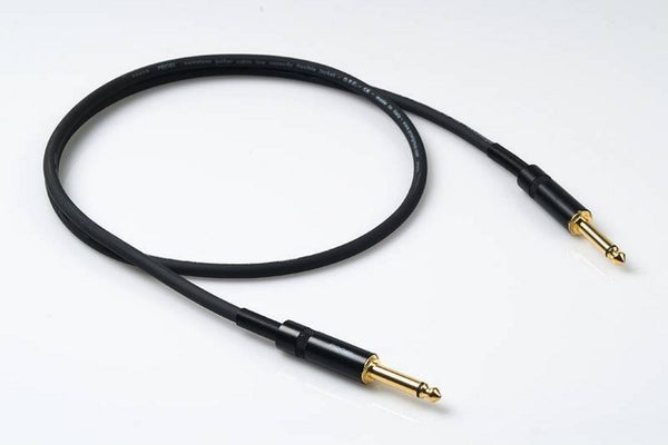 Proel Guitar Lead TS > TS 2m Spiral Shield BLACK