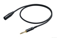 Proel XLR Input Lead MXLR > TRS 5m Spiral Shield BLACK