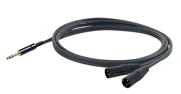 Challenge Split Lead 6.3mm TRS > 2 x mXLR 1.5m