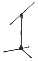 Die Hard Floor Mic Stand Short+Adjustable Boom BLACK
