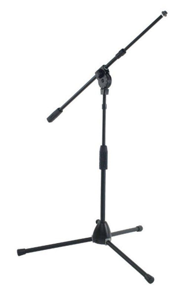 Die Hard Floor Mic Stand Short+Adjustable Boom BLACK