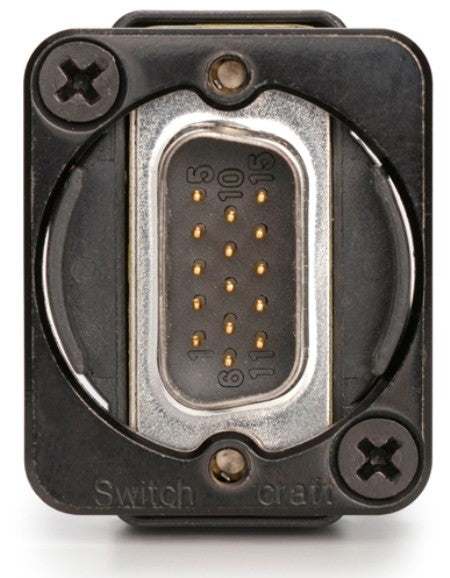 Switchcraft 15 Pin HD DSUB Panel Mount MALE-MALE