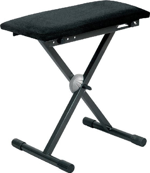 Proel Keyboard Bench Padded Velvet Seat BLACK