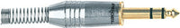 S232S Stereo Jack Connector 6.3mm Cord Plug MALE