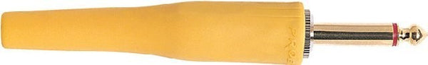 Mono Jack Connector 6.3mm Cord Plug MALE YELLOW