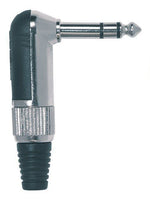 Stereo Jack Connector 6.3mm Cord Plug 90º MALE