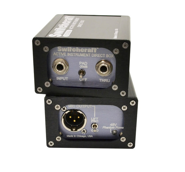 Switchcraft Instrument Direct Box ACTIVE 48V