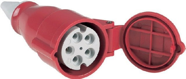 16A Mains Connector 3Ã 415V Cord Plug FEMALE