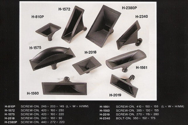 Zomax Horn 2" 90Âº x 40Âº Plastic