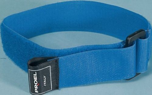 Proel Vlcro Cable Tie Locking Twin Tie 25 x 350mm BLUE