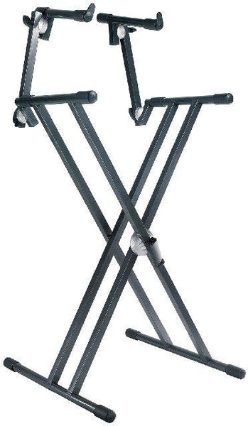 Proel Keyboard Stand Double Tier Double Brace HEAVY DUTY