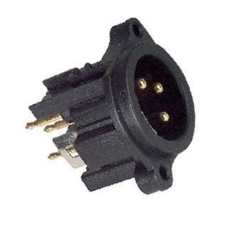XLR Connector 3 Pin PCB Mount MALE Vertical