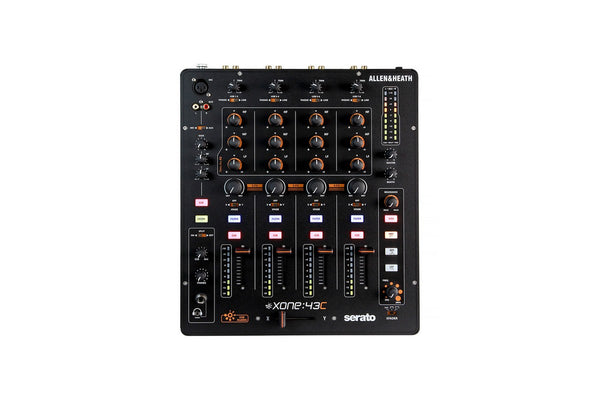 XONE43C Club+DJ Mixer 4 Dual Stereo Channels+EQ XFade VCA