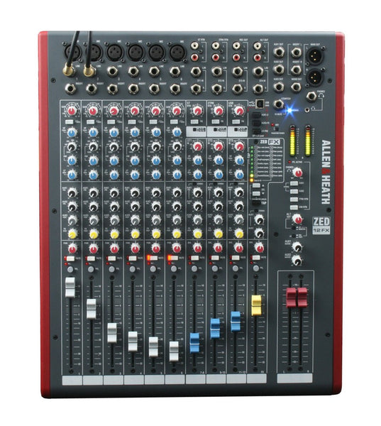 ZED12FX Rack Mixer 6 Mono+3 St 3 Aux USB Interface+FX