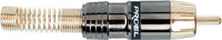 MRCA48BK RCA Connector Cord Plug MALE BLACK