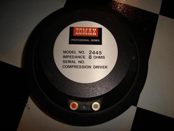 Zomax Horn Driver 2" 100W 8 Ohm Bolt On
