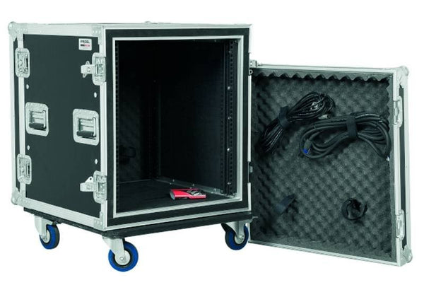 Proel 19" Rack Case Foam Suspended 12U 2 Lids 50cm