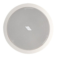 Proel 100V Ceiling Speaker 6Â½"+1" Coaxial Tweeter WHITE