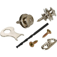 Loxx strap locks Acoustic Set E  Nickel Plated