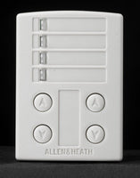 Allen and Heath Digital System Remote Wall Plate 4 x Switch+LED