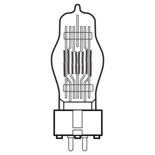 Halogen Lamp Double Plug 1kW 230V GX9.5