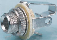 Mini Mono Jack Connector 3.5mm Panel Mount FEMALE