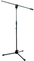 Proel Floor Mic Stand Tall+Boom BLACK - PRO100BK