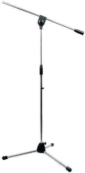 Proel Floor Mic Stand Tall+Boom CHROME