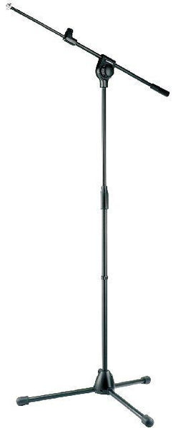 Proel Floor Mic Stand Tall+Adjustable Boom BLACK - PRO200BK