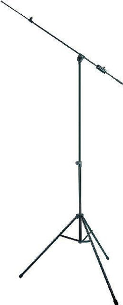 Proel Floor Mic Stand Extra Tall+Adjustable Boom BLACK