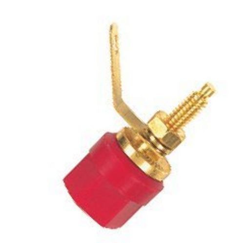 Speaker Binding Post Single PVC Sleeve RED
