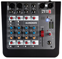 ZED6 Mixer 2 Mono+2 Stereo
