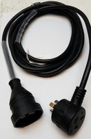 Mains Extension Lead 10 Amp Tapon 3 x 1.0mmÂ² 3m