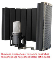 Lightweight recording/home studio acoustic diffuser screen