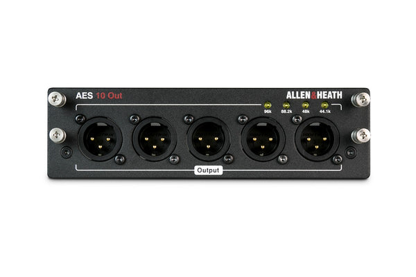Allen and Heath dLive AES Audio Interface card - 10 out