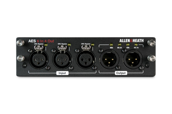 Allen and Heath dLive AES Audio Interface card - 6in 4out