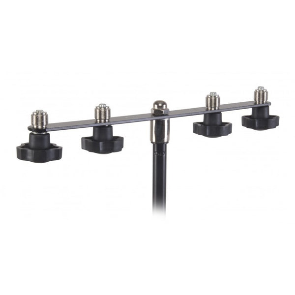 Proel Mic Stand Accessory Quad T Bar for 2 Mic Pairs