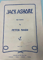 Jack Ashore for Piano (Second Hand)