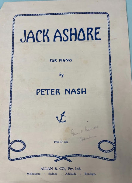 Jack Ashore for Piano (Second Hand)