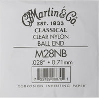 Martin - M28nb  Classic Single Guitar String - Ball End