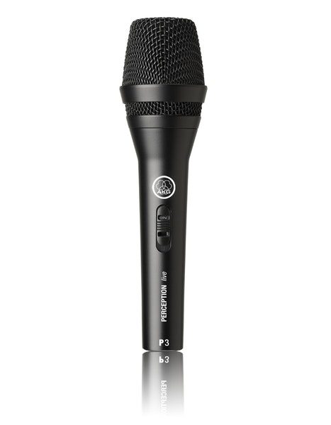 P3 S AKG High-performance dynamic microphone with on/off switch