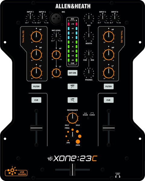 XONE23C DJ Mixer 2 > 2 Internal Soundcard