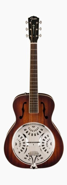 Fender - PR-180E Resonator Guitar - Aged Cognac