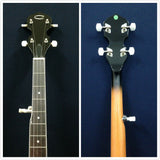 Caraya 5 string Banjo BJ-005 5-string Mahogany Resonator Banjo w/Lockable Hard Case