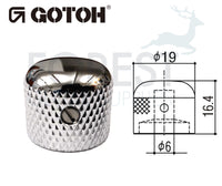 Gotoh - VK3 Volume Knobs - Chrome