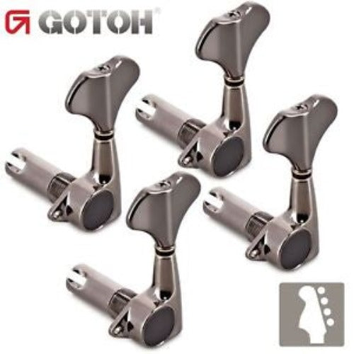 Gotoh - 4 In Line Bass Machine Heads - Cosmo Black