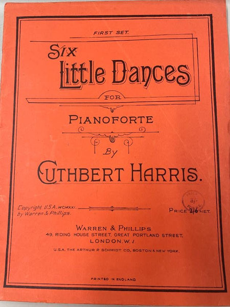 Six Little Dances for Pianoforte (Second Hand)