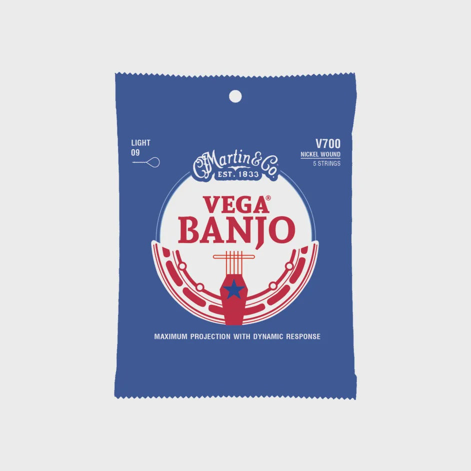Martin - Vega 5-String Bango Strings - Light – The Music Warehouse
