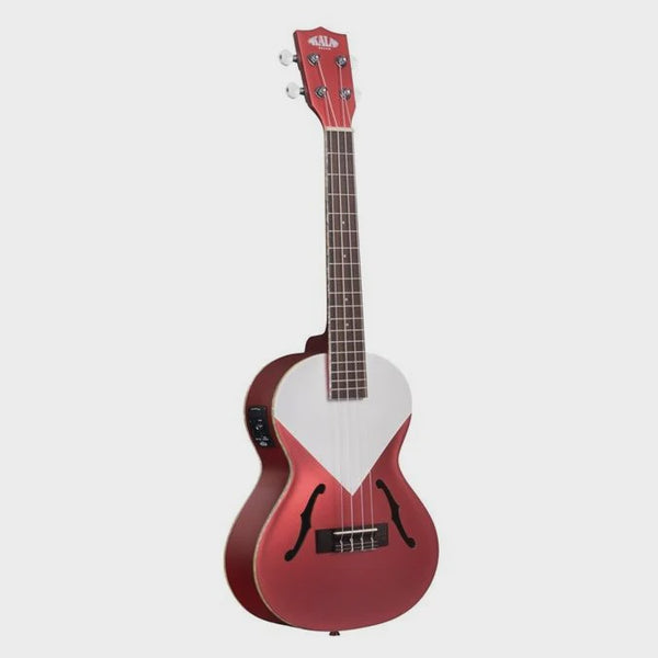 Kala - Archtop Tenor Ukulele - Chicago Red